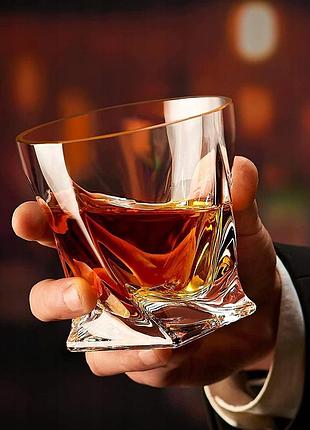 Бокали для віскі "luxito velenza" 320мл з товстим дном набір 6 штук