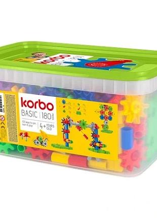 Корзина з рухомими конструкторськими блоками basic 180 елементів