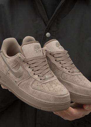 Кроссовки найк женские и мужские nike air force low 1 07 mink