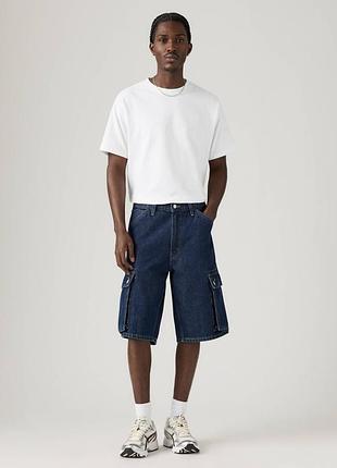 Мужские джинсовые шорты карго 478 baggy cargo levi's