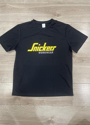 Футболка чоловіча snickers workwear чорна розмір m, l, xl