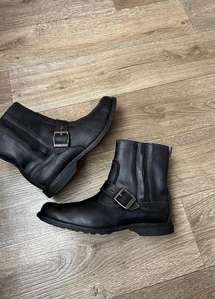 Чоловічі шкіряні черевики мілітарі timberland earthkeepers р.43-43,5, устілка 29см. стопа 27-27.5см. чорні
