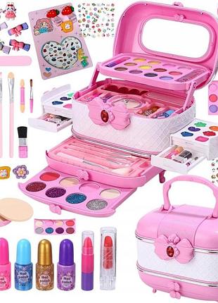 Косметичний кейс набір для макіяжу та нігтів makeup для дітей подарунок