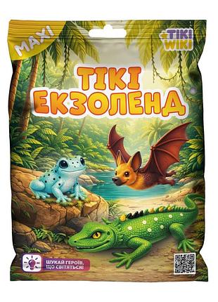Стретч-игрушка сюрприз в виде животного "tiki екзоленд" sq144 серии "maxi"