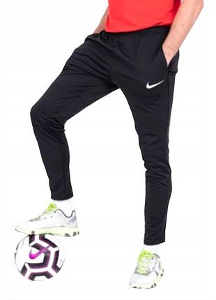 Чорні чоловічі спортивні штани nike park 20 dri-fit з поліестеру розмір r