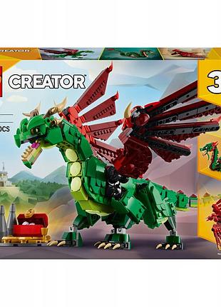Lego creator 3 в 1 середньовічний дракон 31161