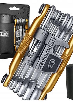 Набір велосипедних ключів multitool crankbrothers m19 з видалителем для 12 розмірів