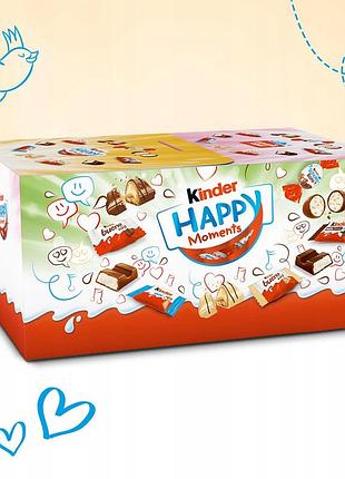 Kinder happy moments mix міні-шоколад bueno mini schoko bons 1039 г