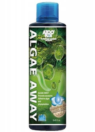 Препарат azoo algae away 500ml для видалення водоростей в акваріумі безпечний