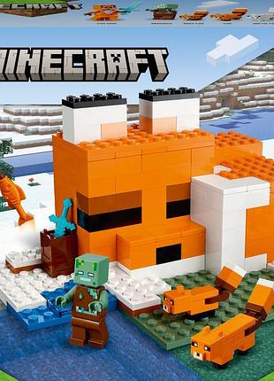 Lego minecraft поселення лисиць 21178