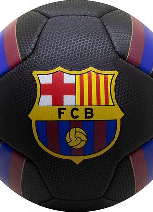 Футбольний м'яч для гри fc barcelona barca чорний 1899 розмір 5