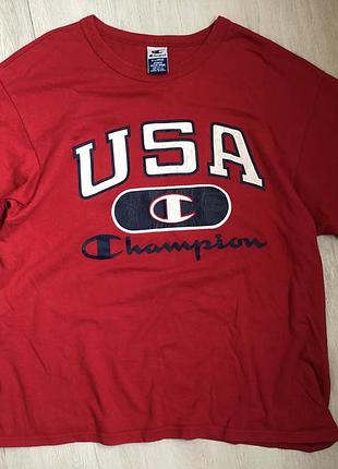 Вінтажна футболка champion usa розмір xl