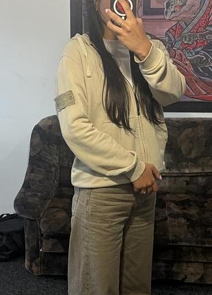 Оригінальне зіп худі stone island