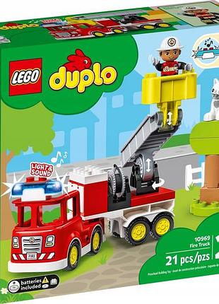 Lego 10969 duplo пожежний вагон