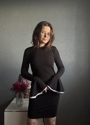 Сукня плаття в рубчик тренд база y2k