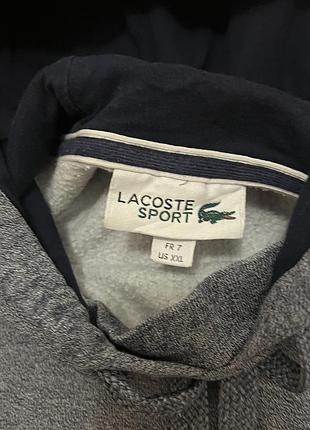 Чоловіче худі lacoste сіре xxl 5