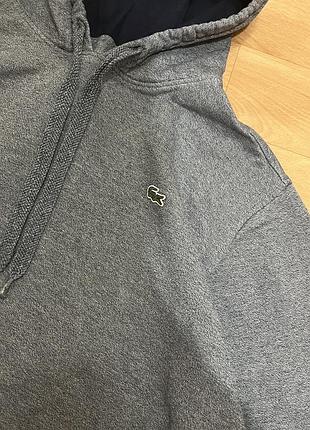 Чоловіче худі lacoste сіре xxl 2