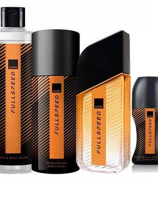 Набір косметики avon full speed парфум гель кульковий дезодорант