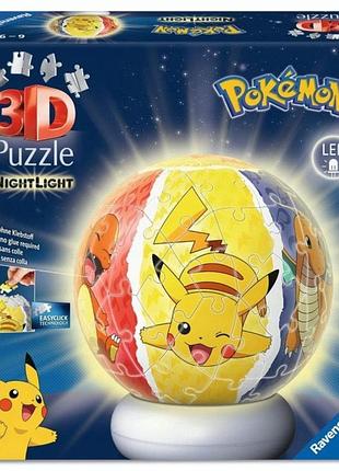 Пазл 3d nightlight pokemon нічник