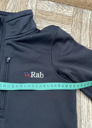 Флісова кофта rab чорна розмір s 7