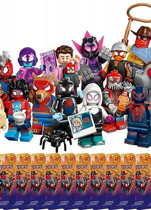 Lego minifigures spider-man: через мультивсесвіт 71050 12 штук 1 комплект