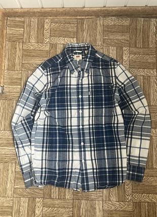 Чоловіча сорочка levi’s в клітинку, розмір s
