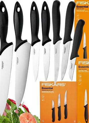 Fiskars набір комплект з 8 кухонних ножів для різання та нарізання овочів та фруктів