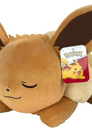 Pokémon pkw0222-45 см плюшевий сплячий еволі офіційний плюшевий pokémon