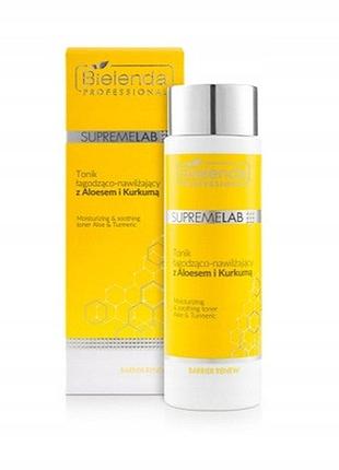 Набір з 3 штук тонік bielenda professional supremelab barrier renew заспокійливий зволожуючий