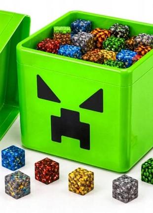 Конструктор box klocki magnetyczne sześciany 200 штук + фігурки