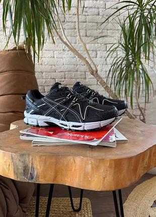Чоловічі кросівки asics gel-kahana 8 black white gore-tex🖤