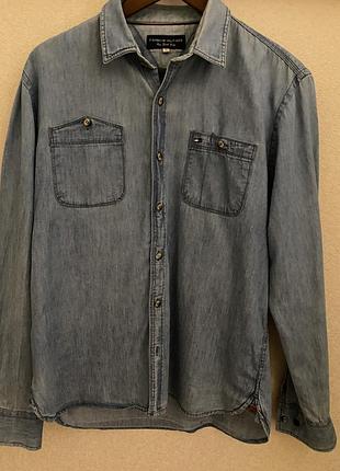 Джинсова рубашка tommy hilfiger p. xl 3
