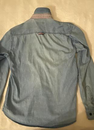 Джинсова рубашка tommy hilfiger p. xl 7