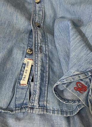 Джинсова рубашка tommy hilfiger p. xl 9