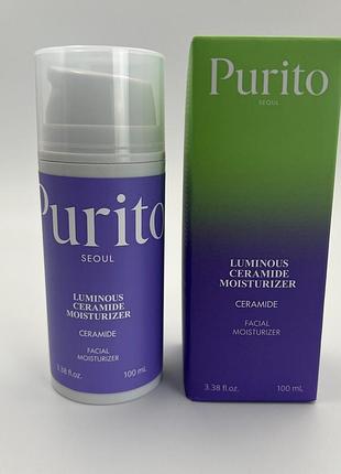 Крем для обличчя purito dermide relief barrier moisturizer для відновлення шкірного бар’єра, 100 мл