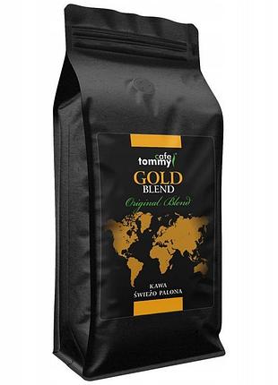Кава в зернах 1 кг "gold blend crema" свіжообсмажена для кавомашини