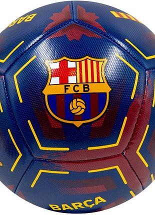 Футбольний м'яч fc barcelona розмір 5 fcb barca тренувальний ліцензований для уболівальника