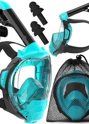 Повнолицьова маска для нирки та снорклінгу gopro вищої якості розміру l/xl