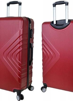 Велика подорожна валіза з abs sunbag модель apus 8082