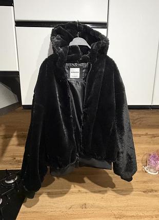 Шубка шуба бомбер bershka куртка 8
