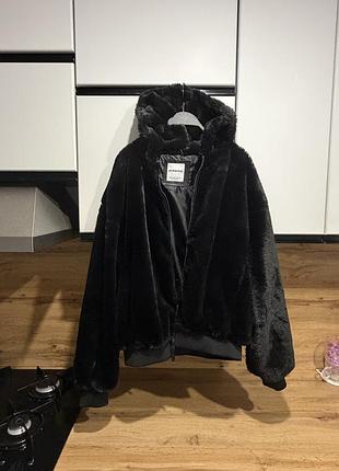 Шубка шуба бомбер bershka куртка 3