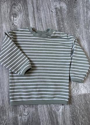 Світшот для хлопчика tu clothing у смужку,  68-74 см