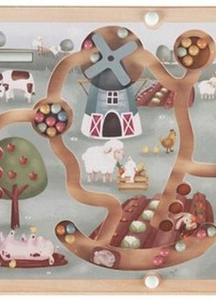 Little dutch магнітний лабіринт гра на спритність для дитини little farm