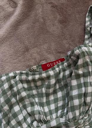 Жіночий кроп топ guess у клітинку 2