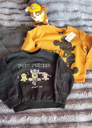 Світшот для хлопчика disney mickey mouse, помаранчевий 4