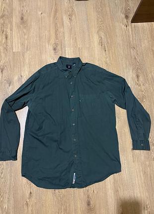 Чоловіча сорочка levi's з довгим рукавом, зелена