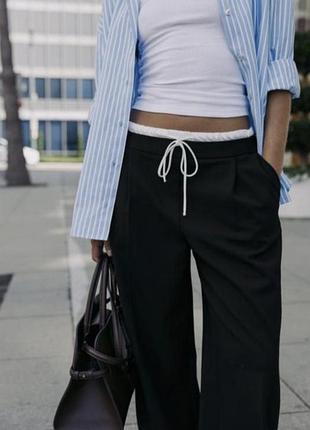 Широкі брюки zara 2