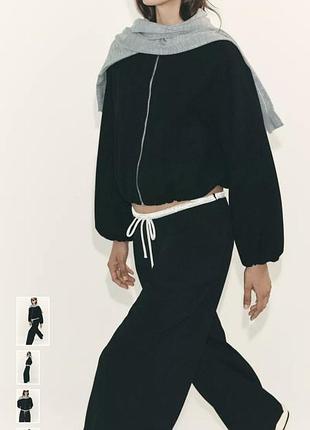 Широкі брюки zara 5