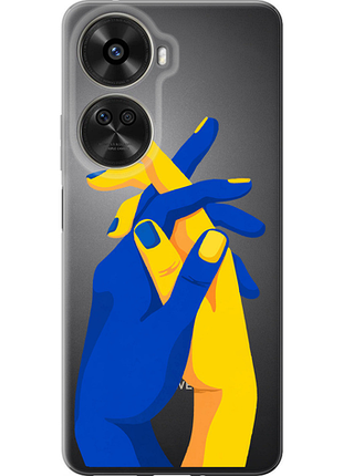 Чехол на huawei nova xiaomi 12 se / nova 11 se stand with ukraine из силикона fch_0176060
