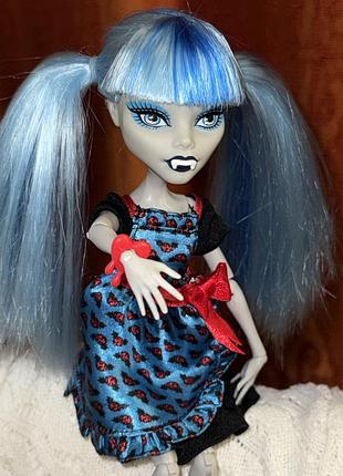 Лялька для дівчинки monster high гулія єлпс freaky fusion